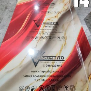 Placa imitacion marmol 014