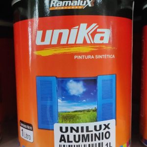 Pintura sintética color aluminio x 1 litro