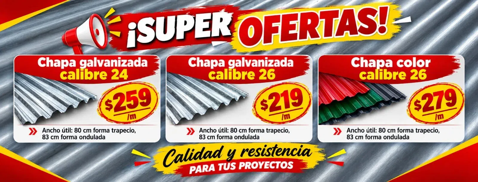 chapa galvanizada